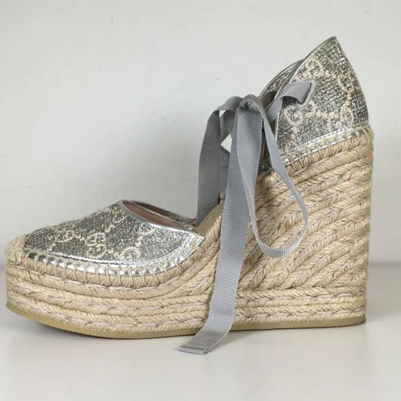 Gucci Heritage Platform Espadrilles - Picture 2 of 4